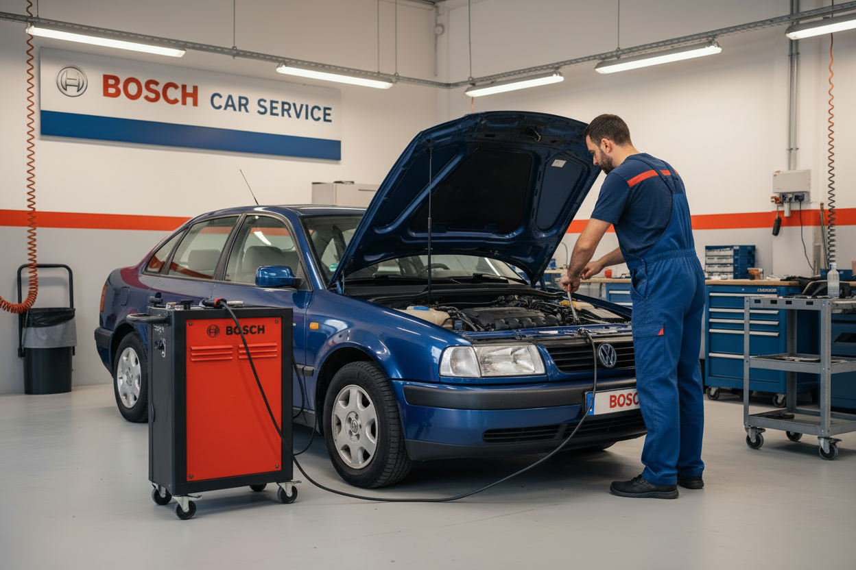 Bosch rekisterikilpi VW Passat
