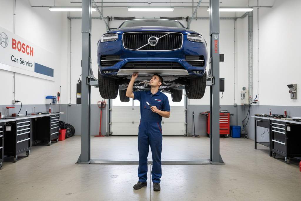 Volvo XC90 korkealla nostimella